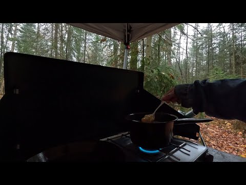 Cold, Wet, And Rainy Fall Camping