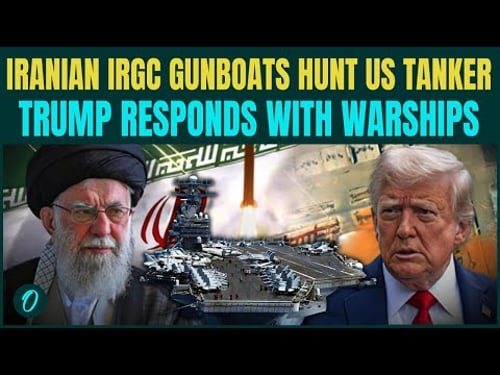 US Vs Iran Naval War BREAKING: 6 IRGC Gunboats CHASE US Tanker as US Warship RUSHES In| War EXPLODES