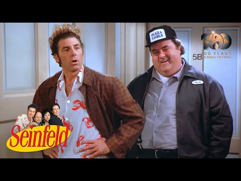 Kramer Watches Free TV | Seinfeld