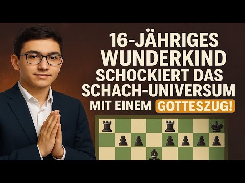 16-jähriges Wunderkind schockiert das Schach-Universum mit einem Gotteszug!