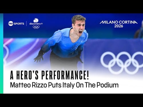 Matteo Rizzo With a PHENOMENAL Figure Skating Performance 🙌 | Winter Olympics 2026