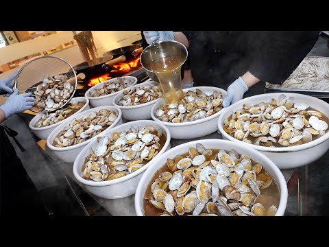 전철역 구석에서 월매출 1억? 산더미 바지락 칼국수로 대박난 새벽부터 육수,면,반찬까지 다 만드는 국숫집┃clam kalguksu / Korean street food