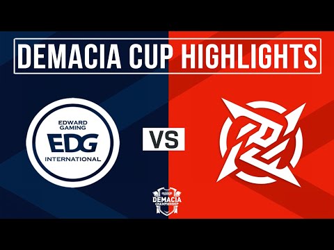 EDG vs NIP Highlights ALL GAMES | Demacia Cup 2025 | EDward Gaming vs Ninjas in Pyjamas