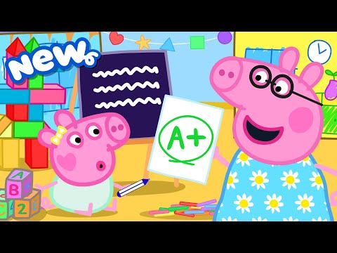 Peppa Pig Tales ๐ Peppa OPENS a School! โ๏ธ Teaching Baby Evie ๐ฉโ๐ซ BRAND NEW Peppa Pig Episodes