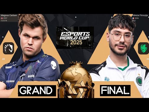 Grand-Final!! Magnus Carlsen vs Alireza Firouzja in Esports World Cup 2025 || chesscom