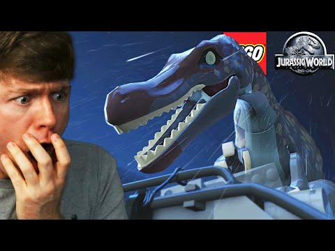SPINOSAURUS ATTACK in LEGO JURASSIC WORLD! (Part 8)