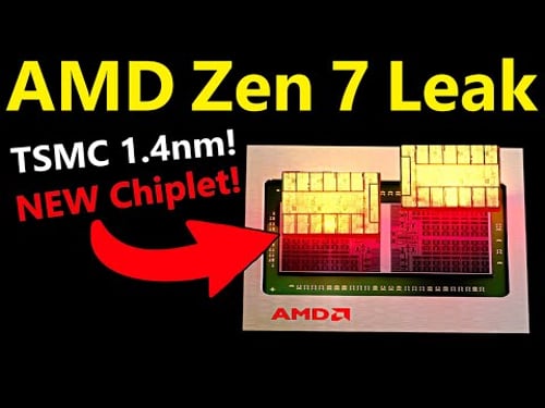 AMD Zen 7 Specs Leak: 264 Cores, TSMC A14, X3D Chiplets, IPC, Release Date!