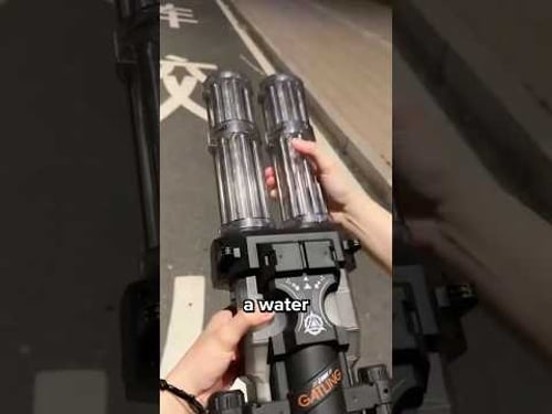 I Tested the Water Gatling Gun!