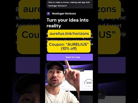 Hostinger Horizons Coupon/Promo Code (Make Web Apps with AI!)