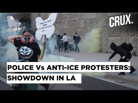‘Military-style Force…’: Riot Police, Anti-ICE Protesters Square Off In Los Angeles After Raids | US