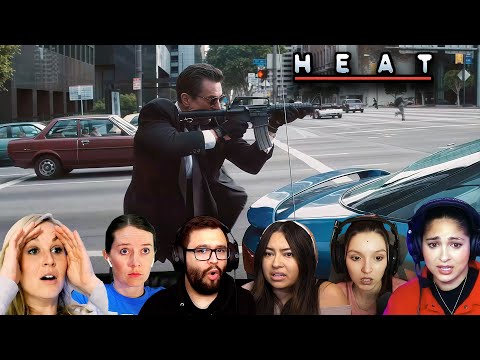 BEST "Heat Shootout Scene" Reactions in Heat (1995) | Movie Reaction | First Time Watching