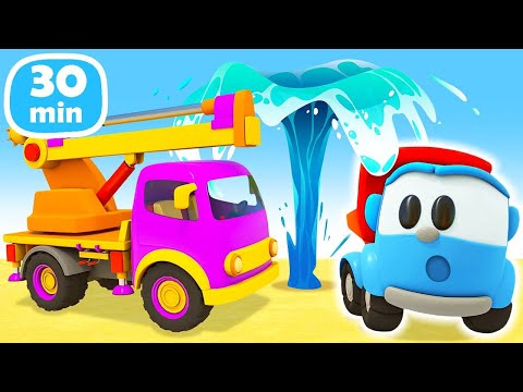 What a great way to cool off with Leo the Truck. Cartoon compilation for kids