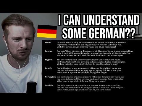 Reaction To Dutch & German dialogue that sounds like English
