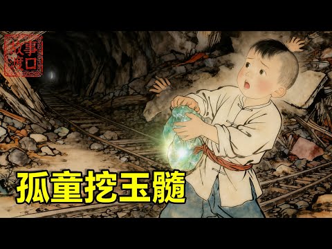7歲孤童被叔父賣去礦洞當苦力,礦道塌方全村斷言他必死,誰料他隨手扒一塊廢石竟是千年玉髓,價值千金【故事渡口】#民間故事 #故事分享 #人生哲理