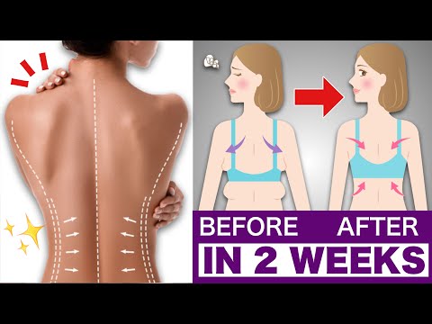 LOSE BACK FAT & BRA BULGE in 14 days |10min Home Work Out
