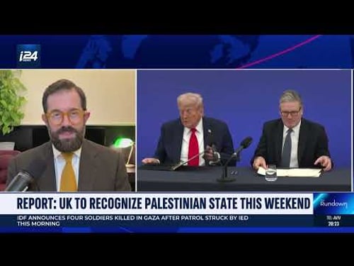 Trump 'disagrees' as Starmer races towards recognising Palestinian statehood