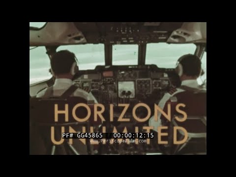 " HORIZONS UNLIMITED " 1960s BRITISH AVIATION INDUSTRY PROMO FILM TRIDENT COMET VICKERS GG45865