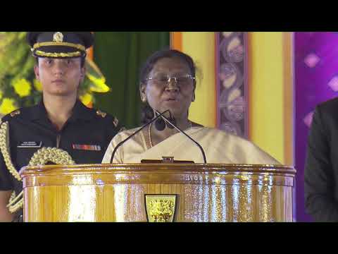 President Murmu inaugurates and lays foundation stones for various projects at Rairangpur, Odisha