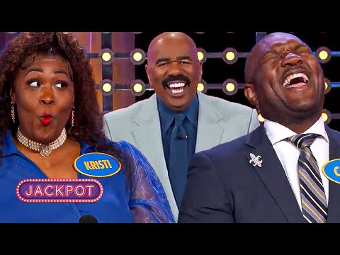 25 HILARIOUS Questions About HUSBANDS On Family Feud USA That Made Steve Harvey LOSE IT!