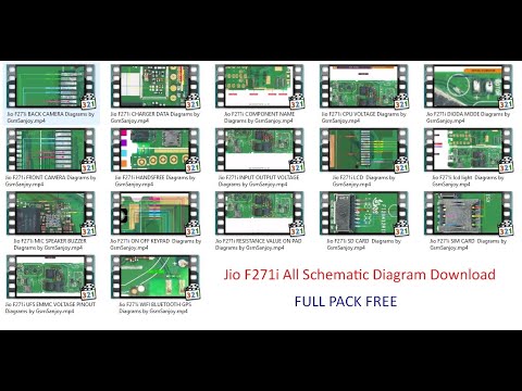 Jio F271i All Schematic Diagram Pack Free Download #gsmsanjoy