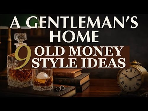 A Gentleman’s Home | 9 Old Money Style Ideas