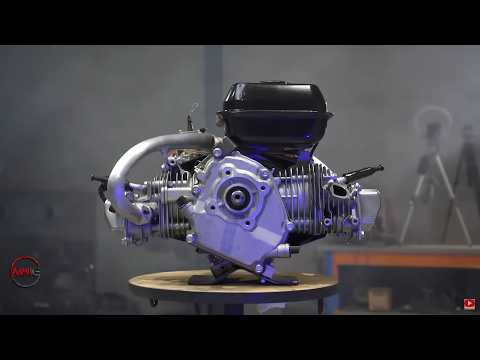 I Connected Two Engines into One Opposed-Piston Beast! DIY Engineering Build (shortened version)