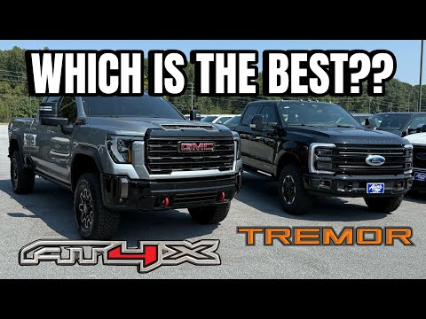 GMC Sierra 2500HD AT4X vs Ford F250 Platinum TREMOR | Heavy Duty Offroad Truck Showdown