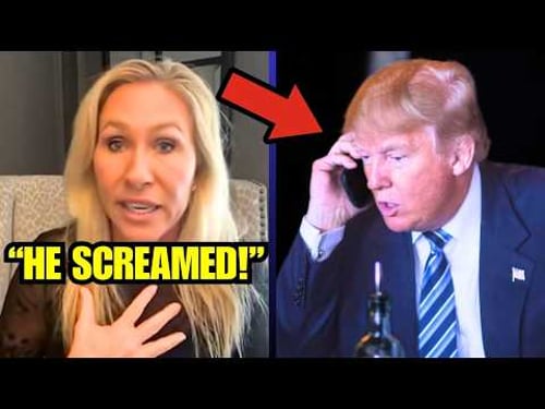 Trump SCREAMS at Marjorie in LEAKED Epstein call