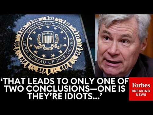 Whitehouse Alleges 'The Point' Of FBI's Fulton County Raid 'Wasn't To Do A Criminal Prosecution...'