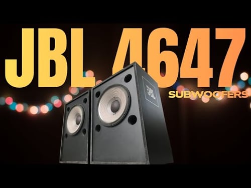 I Installed JBL 4647 Subwoofers In My Home Theater And This Is What Happened