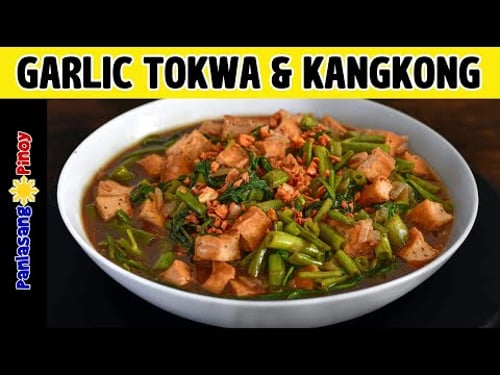 Garlic Tokwa and Kangkong | Murang Ulam Budget Recipe