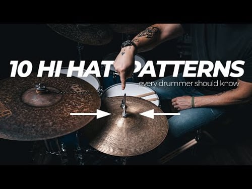 10 Hi-Hat Patterns Every Drummer Should Know | DRUM LESSON