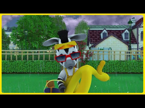 Дождливый день с Зу: уют и гонки по лужам! 🌧️🏃♂️| Зу на русском 🦓