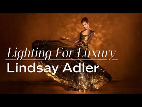 Lighting For Luxurious Images: Create Impactful Lighting Using Lindsay Adler Signature Gold Backdrop