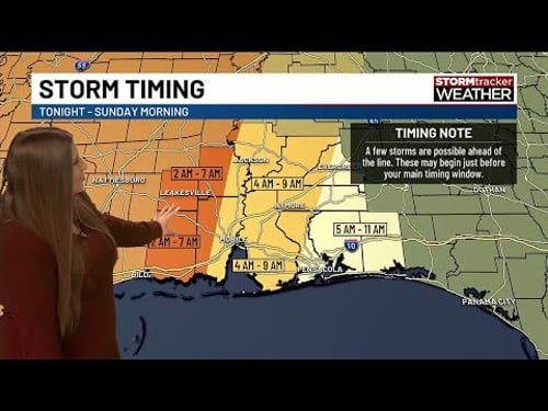 Strong storms possible early Sunday, then improving conditions