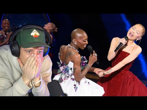 Reacting to Ariana Grande & Cynthia Erivo's "Wicked" Oscars performance