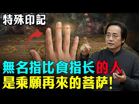 倪海廈:無名指比食指長實屬罕見?這是「乘願再來」的特殊印記!恭喜你,大運就在後頭!#倪海廈 #手相 #命理 #心靈暖流 #因果 #國學智慧 #修行 #手相 #無名指 #轉運 #易經