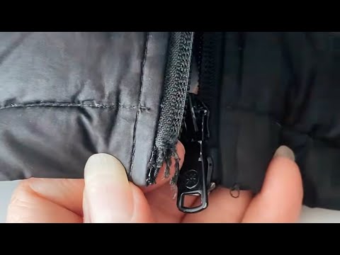 Repairing a jacket zipper yourself💞