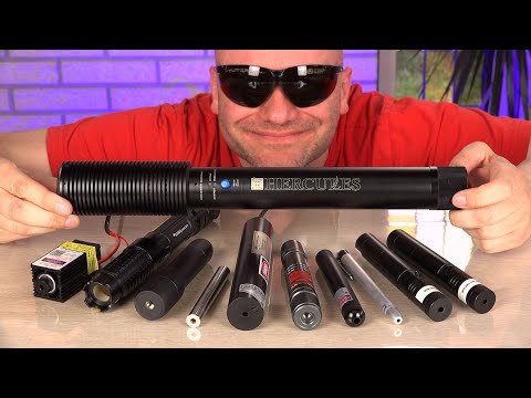 Strongest LASERs in my collection | Power and wavelength measured