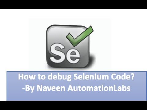 How to debug Selenium Framework Code using Eclipse Debugger