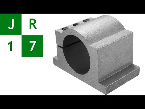 Step 1. Mounting a spindle fixture on a adapter plate. Homemade cnc machine step by step guide.