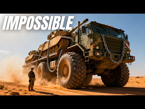 THE 10 LARGEST TANK TRANSPORTERS THAT MOVED IMPOSSIBLE LOADS