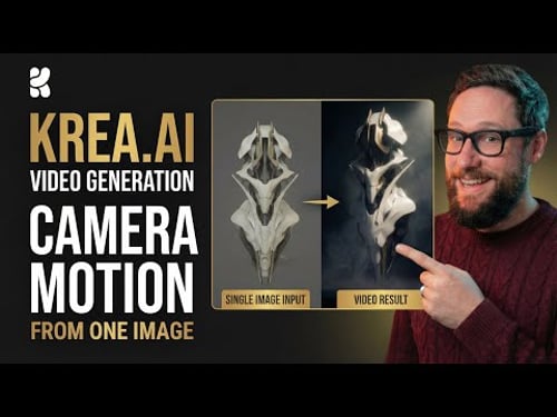 Krea.ai Video Generation: Camera Motion and Lighting From One Image