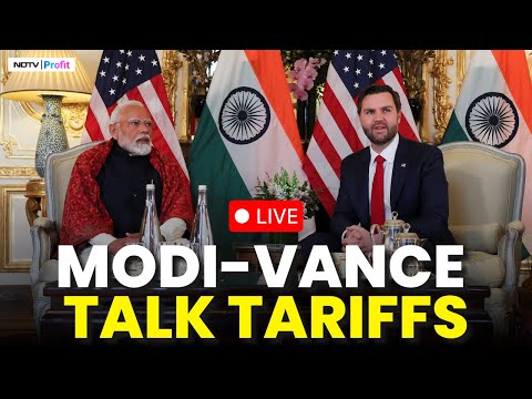 Modi Vance Meet LIVE I JD Vance India Visit LIVE I JD Vance LIVE I PM Modi JD Vance Meeting