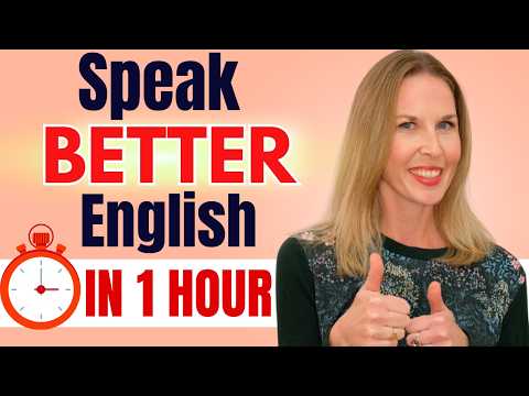 ONE HOUR ENGLISH LESSON - Improve Your FLUENCY & GET FLUENT This Year!