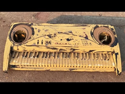 Abandoned Digital Piano CASIO Restoration // Restore Old Electric Piano Keyboard Organ