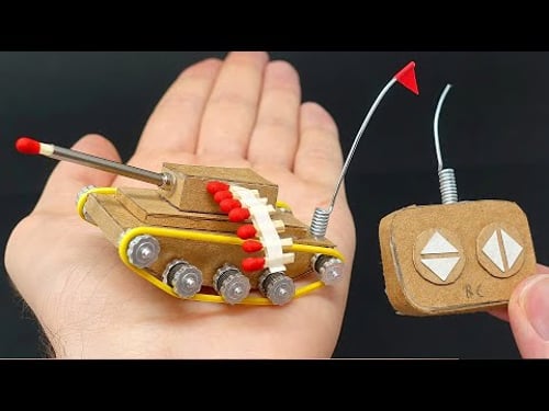 Ich Habe Den Kleinsten RC-Panzer Der Welt Gebaut 🚔🔥