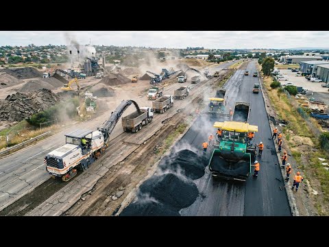 How Americans Dig Up Massive Old Asphalt Roads To Recycle Millions Of Tons Of Asphalt