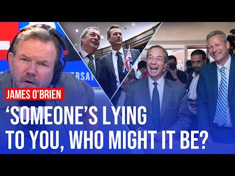 'Where do they find these people?': James O'Brien on Reform's Russia problem