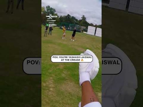 POV: You're Yashasvi Jaiswal At The Crease 🔥